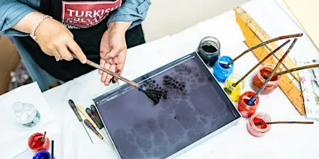 Ebru Painting Art Workshop (Turkish Water Marbling)