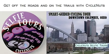 SOL in Columbus, OH - a Smart-guided Short One-way Loop Bikeway Tour