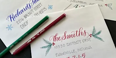 Hand Lettering Your Holiday Envelopes