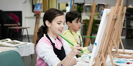 Holiday Workshop: Creative Together Canvas Painting (5-10 years)