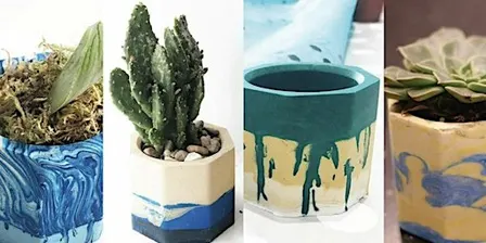 Create Jesmonite Pots with Kim Searle