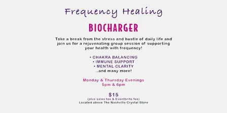 BioCharger Sessions
