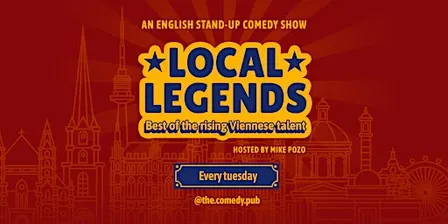English Stand Up Comedy Showcase "Local Legends" @The.Comedy.Pub