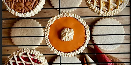 Thanksgiving Pie Cookie Decorating with Jessica