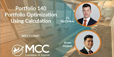 Portfolio 140: Portfolio Optimization Using Calculation