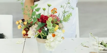 A Holiday Flower-Arranging Workshop by Eventful