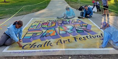 19th Annual Luna Park Chalk Art Festival at Backesto Park