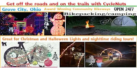 Grove City Bikeways - Free SOL - Holiday Lights, Bike-camping & LOL Options