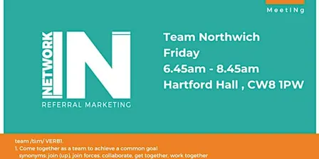 NetworkIN Team Northwich Breakfast Fortnightly Meeting