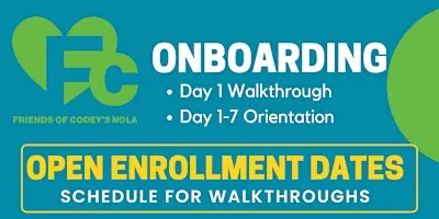 Onboarding at Friends of Codey's NOLA