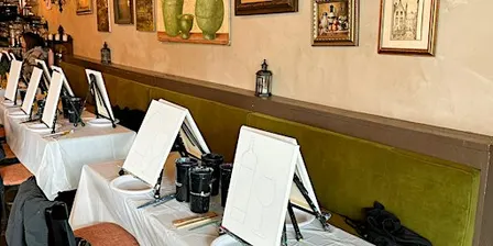 October Spooky Sip & Paint Saturday Brunch @ Bacari W. Adams!