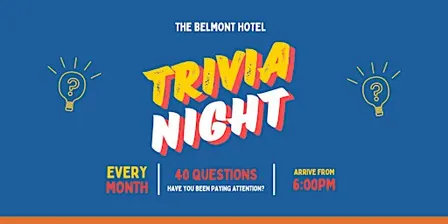 General Knowledge Trivia at The Belmont Hotel [GEELONG]