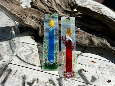 Holiday Candle Duo Fused Glass Class