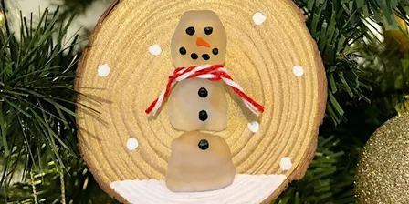 Festive Seaglass Crafts and Jewellery Making