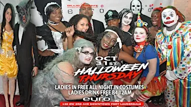 16th Annual Halloween Costume Party Oct. 31st @Club Euro