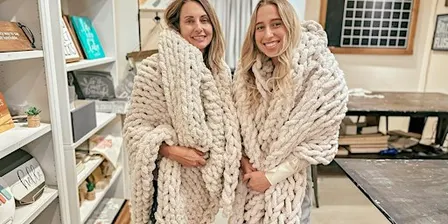 Chunky Blanket Knitting Workshop in Kelowna