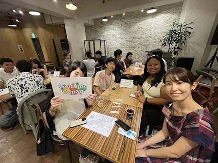 EXCITING & FUN Language Exchange Meetup Shibuya Cafe楽しい言語交換 東京国際交流パーティー