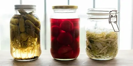 Salt-Brine Fermented Vegetables