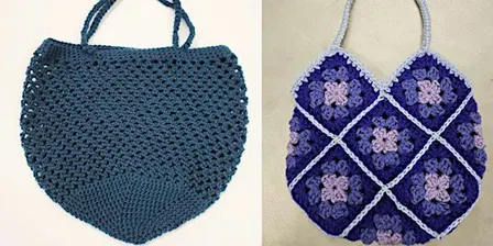 Crochet Market Bag - Market City