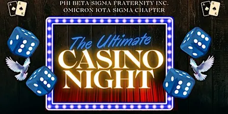 Phi Beta Sigma 4th Annual Casino Night Scholarship Fundraiser