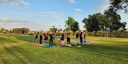 Sunset Hike and Yoga by Lake Miramar