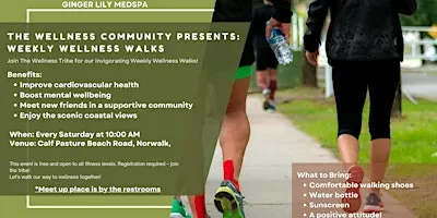 The Wellness Community Presents: Weekly Wellness Walks