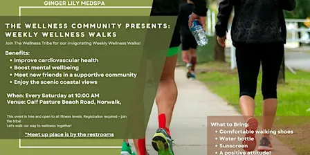 The Wellness Community Presents: Weekly Wellness Walks