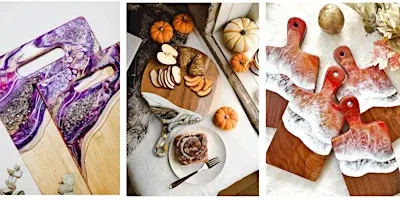 Make Your Own Autumn, Ocean, or Floral Resin Charcuterie Board