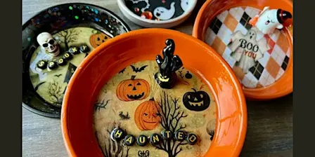 Make a Halloween Resin Dish at Game Time Bar & Grill