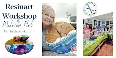 Resin Art Workshop for Beginners in McLaren Vale