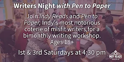 Writers Night with Pen to Paper