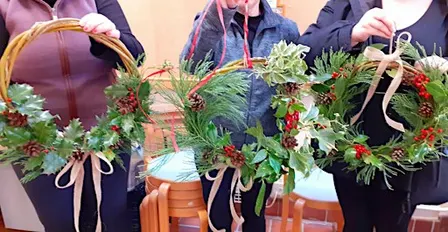 Christmas Wreath Making Workshop - Peak Village