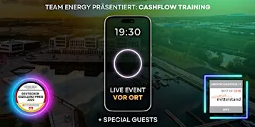 Cashflow Training Event! +Special Guests (LIVE vor Ort)
