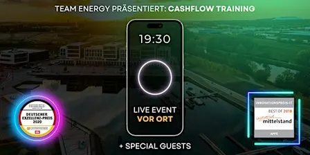 Cashflow Training Event! +Special Guests (LIVE vor Ort)