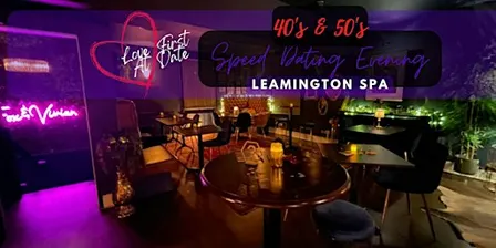 40's & 50's Speed Dating Evening in Leamington Spa