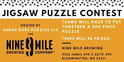 HOLIDAY Team Jigsaw Puzzle Contest at Nine Mile Brewing - December 2026