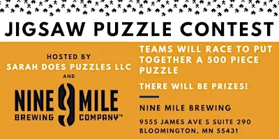 HALLOWEEN Team Jigsaw Puzzle Contest at Nine Mile Brewing - October 2026