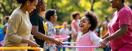 Hula hoop Fitness Class