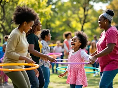 Hula hoop Fitness Class