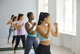 Women's self-defense class