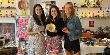 Painting Classes Kiama:  Ceramic Plates and Bowls
