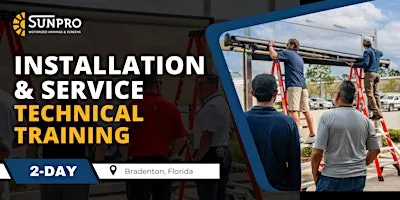SunPro Installation & Service Technical Training • October 13-14, 2026