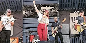 White Ford Bronco at The Bullpen -- September 18th