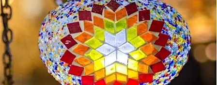 Mosaic Lamp Making Workshop - San Jose - Bay Area