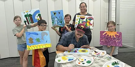 Kids & Parents Paint Together