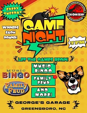 Game Night at George's Garage