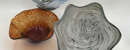 Create Your Own Blown Glass Ruffle Bowl!
