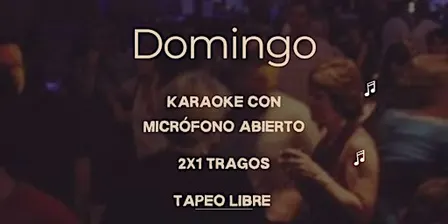 DOMINGO DE JUEGOS Y KARAOKE CON MICROFONO ABIERTO