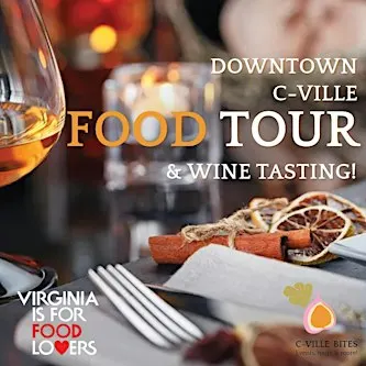 Downtown C-ville Food Tour + Wine Tasting