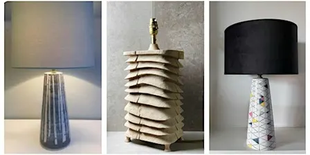 Make a Ceramic Lamp base: (DAY)